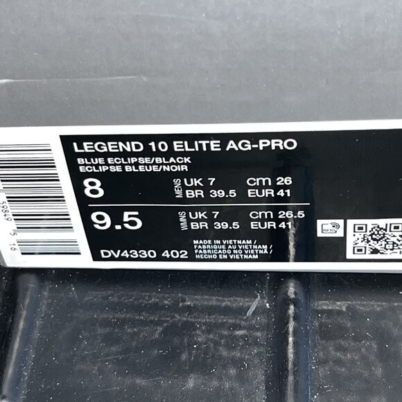 NEW Nike Tiempo Legend 10 Ag-Pro Blue Eclipse Scary Good Size 8 DV4330-402 - Picture 7 of 7